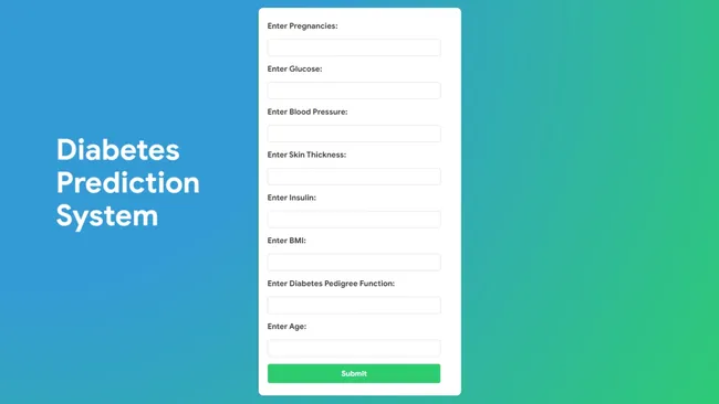 Diabetes Prediction System