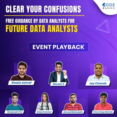 Clear Your Confusions : Free Guidance by Data Analysts for Future Data Analysts